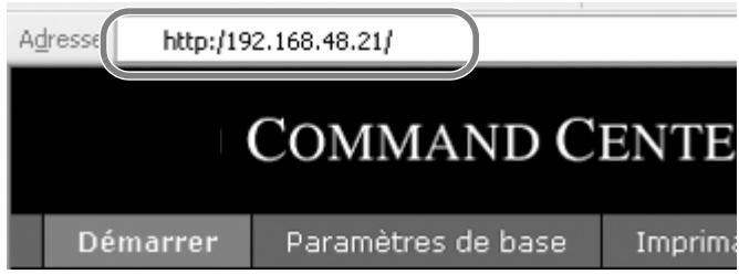 OLIVETTI D-COPIA 283MF - COMMAND CENTER (paramètres e-mail) - 1