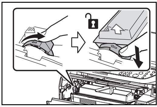 OLIVETTI D-COPIA 283MF - Remplacement de la cartouche de toner - 2