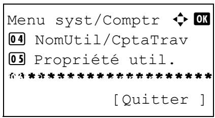 OLIVETTI D-COPIA 283MF - Activation/désactivation de la réinitialisation automatique du panneau - 1