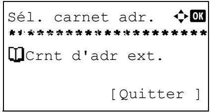 OLIVETTI D-COPIA 283MF - Sélection dans le carnet d'adresses - 1