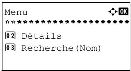 OLIVETTI D-COPIA 283MF PLUS - Recherche dans le carnet d'adresses - 1