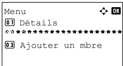 OLIVETTI D-COPIA 283MF PLUS - Suppression d'un membre du groupe - 2
