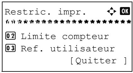 OLIVETTI D-COPIA 283MF PLUS - Application de restrictions - 4