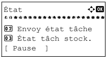 OLIVETTI D-COPIA 283MF PLUS - Écran d'etat Stockage - 1