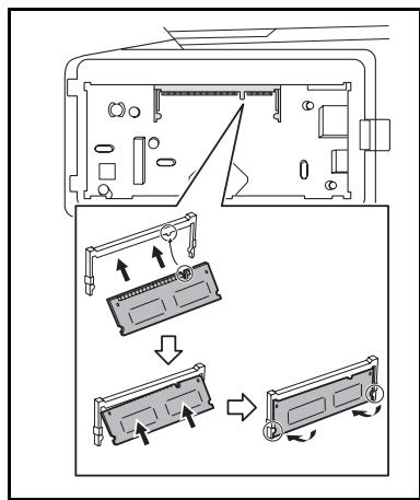 OLIVETTI D-COPIA 284 - Installation du module de mémoire - 3