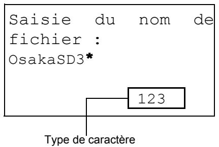 OLIVETTI D-COPIA 284 - Sélection du type de caractères - 1