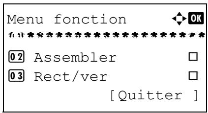 OLIVETTI D-COPIA 284 - Sélection du bac MF - 1