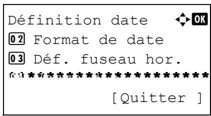 OLIVETTI D-COPIA 284 - Configuration de la date et de l'heure - 6