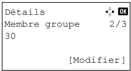 OLIVETTI D-COPIA 284 - Saisie d'un membre du groupe - 1