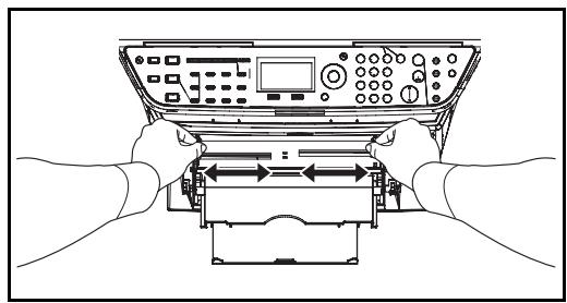 OLIVETTI D-COPIA 284 - Chargement du papier dans le bac MF - 4