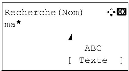 OLIVETTI D-COPIA 284 - Recherche dans le carnet d'adresses - 3