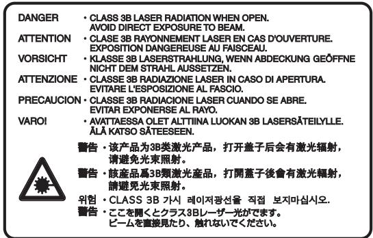 OLIVETTI D-COPIA 284 - Sécurité laser - 1