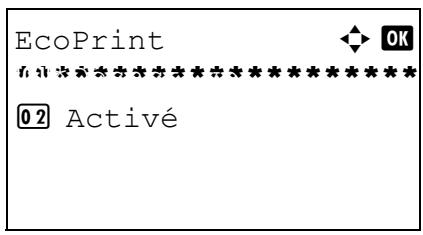 OLIVETTI D-COPIA 284 - Lorsque kpdl(auto) est sélectionné pour l'émulation - 6
