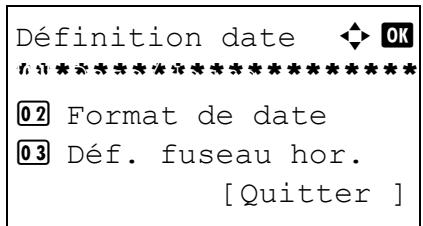 OLIVETTI D-COPIA 284 - Format de la date - 4