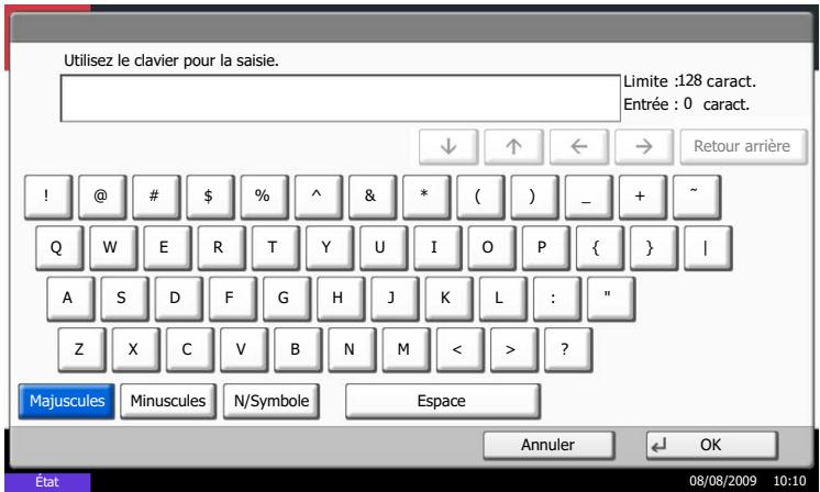 OLIVETTI D-COPIA 3001MF - Écran de saisie en majuscules - 1
