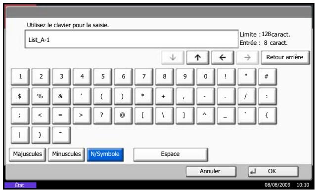 OLIVETTI D-COPIA 3001MF - Saisie de caractères - 2