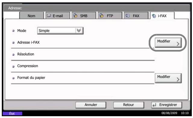 OLIVETTI D-COPIA 3001MF - Enregistrement de contact individuel (i-FAX) - 2