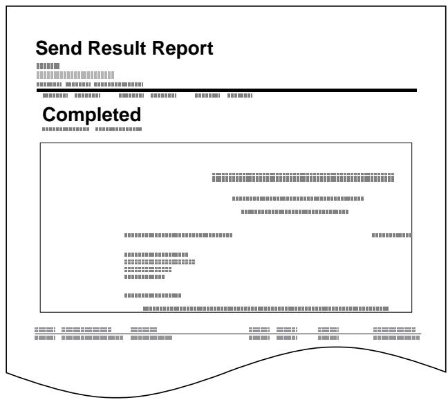OLIVETTI D-COPIA 4200MF - Rapports des résultats d'envoi - 2