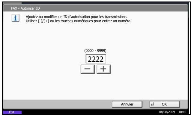 OLIVETTI D-COPIA 5200MF - Enregistrement d'ID autorisés - 2
