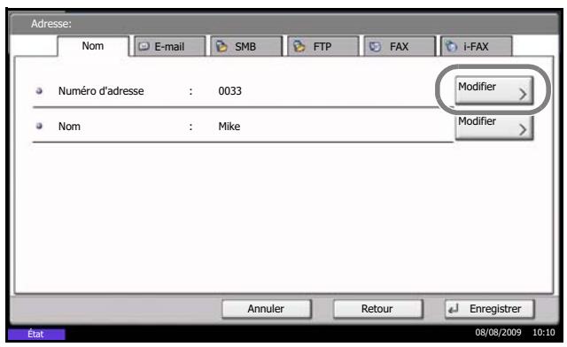 OLIVETTI D-COPIA 5200MF - Enregistrement de contact individuel (i-FAX) - 1