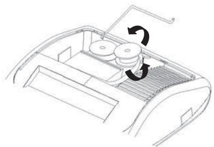 OLIVETTI LOGOS 912 - Substituição da fita - 1