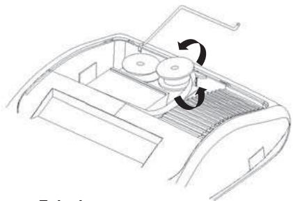 OLIVETTI LOGOS 912 - Entfern der Transportblockierungen - 2