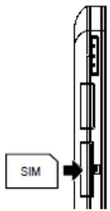 OLIVETTI OLIPAD 110 - INSERTION DE LA CARTE SIM - 1