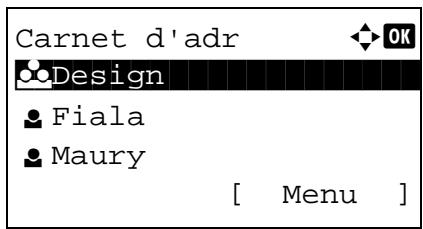 OLIVETTI D-COLOR MF2603 - Enregistrement de contact individuel (fax) - 2