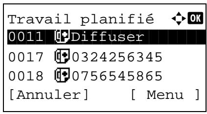 OLIVETTI D-COLOR MF2603 - Vérification du travail planifié - 1