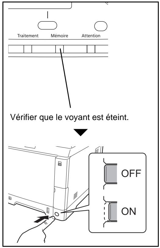 OLIVETTI D-COLOR MF2603 - Précautions à prendre lors de la mise hors tension de la machine - 2