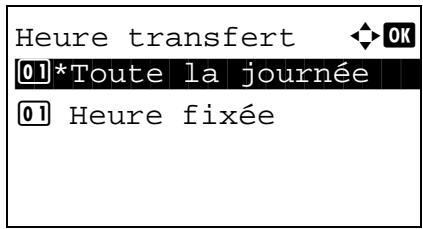 OLIVETTI D-COLOR MF2603 - Réglage de l'heure de transfert - 3