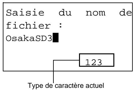 OLIVETTI D-COLOR MF2603 - Sélection du type de caractères - 1