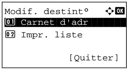 OLIVETTI D-COLOR MF2603 - Enregistrement de contact individuel (fax) - 1