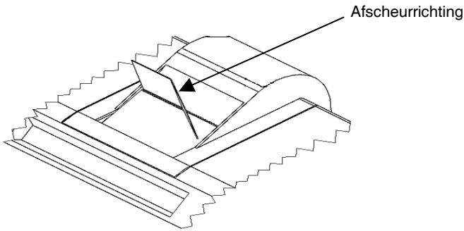 OLIVETTI LOGOS 694ΑT - Het papier correct afscheuren - 1