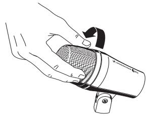 SENNHEISER E902 - Desmontaje del cesto de registrar - 1