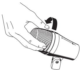 SENNHEISER E902 - Démontage de la tête de microphone - 1