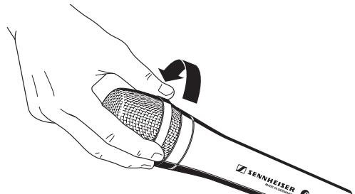 SENNHEISER E945 - Démontage de la tête de microphone - 1