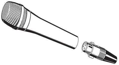 SENNHEISER E945 - Connexion du microphone - 1