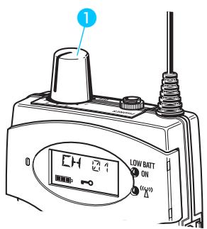 SENNHEISER EK 1038 - Régler le volume sonore - 2