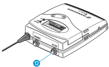 SENNHEISER EK 500 G2 - Raccorder des apparéils à la sortie audio - 1