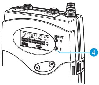 SENNHEISER EK 500 G2 - Affichage de signal radio - 1