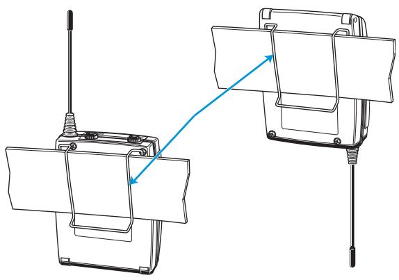 SENNHEISER EK 500 G2 - Fixer le récepteur à un vêtement - 1