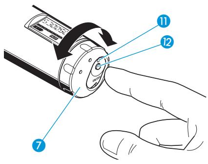 SENNHEISER EW 112-P G2 - Mettre l'émetteur enchachieable en marche et à l'arrêt - 1