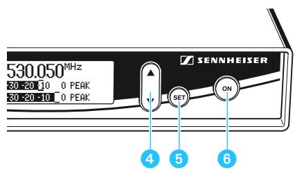 SENNHEISER EW 300 IEM G2 - Affichage de la sensibilité - 1