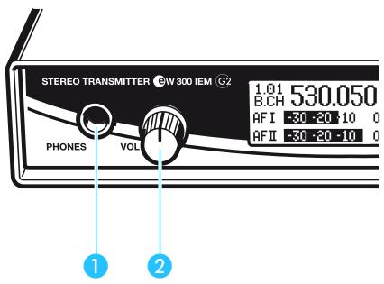 SENNHEISER EW 300 IEM G2 - Remarque : - 1