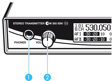 SENNHEISER EW 300 IEM G2 - Remarque : - 1