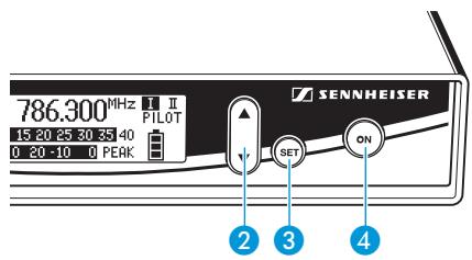 SENNHEISER EW 312 G2 - Affichage Diversity - 2