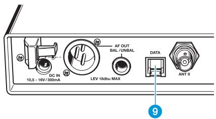 SENNHEISER EW 312 G2 - Interface de maintenance - 1
