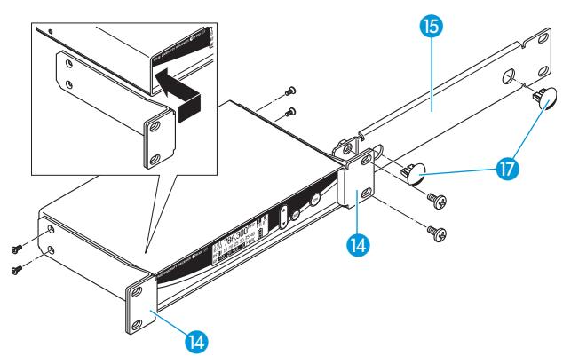 SENNHEISER EW 345 G2 - Montage en rack et montage des antennes à l'avant - 3