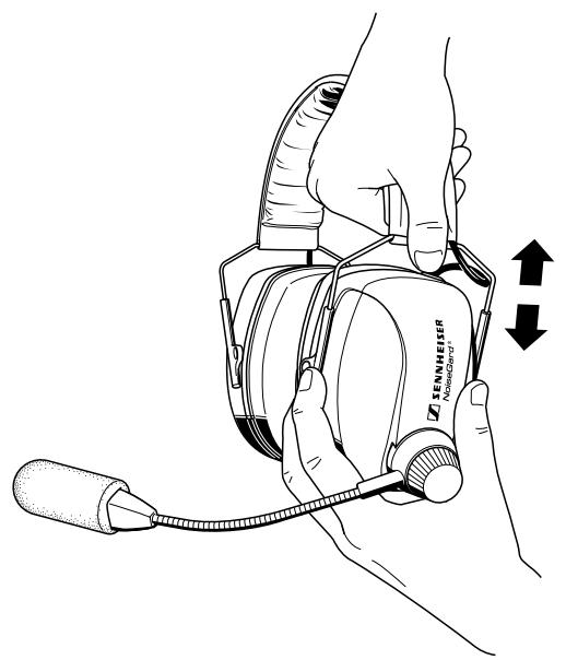SENNHEISER HMEC 300 - Raccordement du casque micro - 1